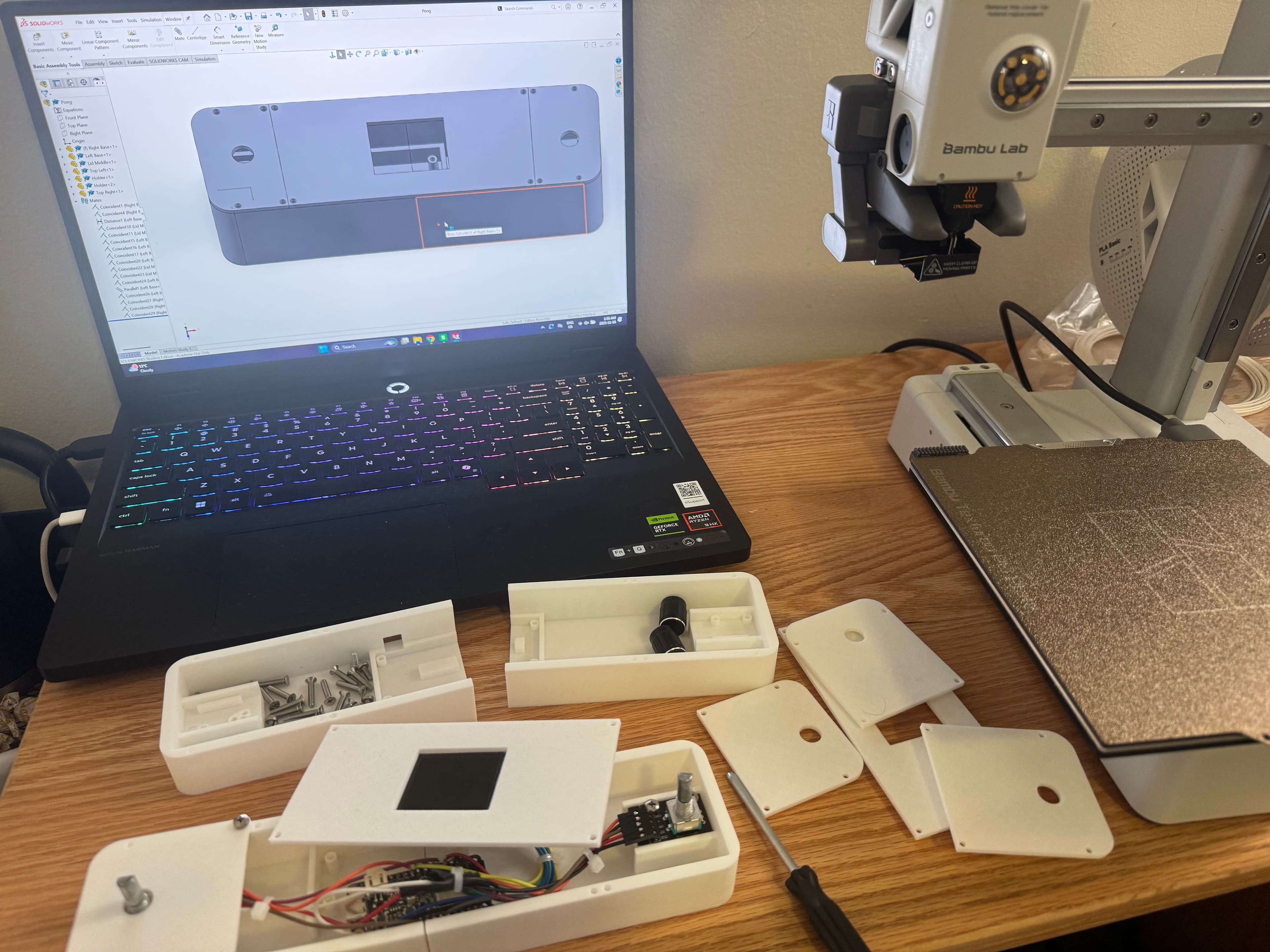 The full design and fabrication workflow